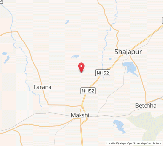 Map of Kanardi, Madhya Pradesh