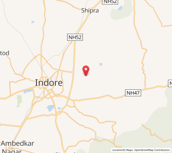 Map of Kanaria, Madhya Pradesh