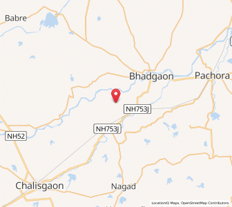 Map of Kanashi, Maharashtra