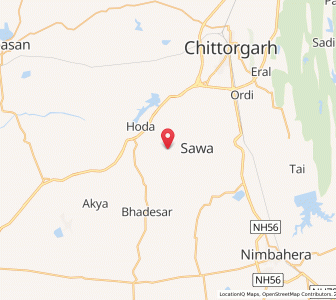 Map of Kanauj, Rajasthan
