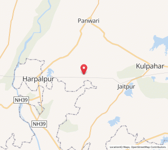 Map of Kanaura, Uttar Pradesh