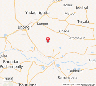 Map of Kanchanpalli, Andhra Pradesh