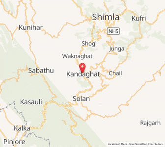 Map of Kandaghat, Himachal Pradesh