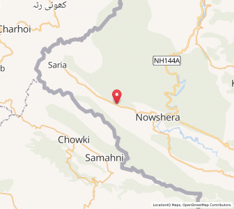 Map of Kandai, Kashmir