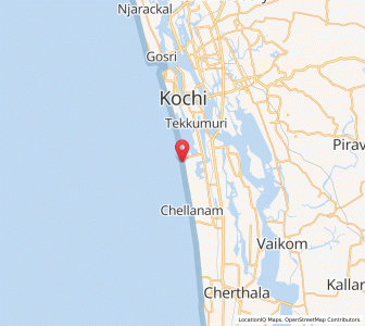 Map of Kandakkadava, Kerala