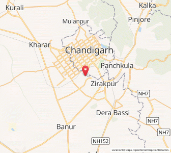 Map of Kandalan, Punjab