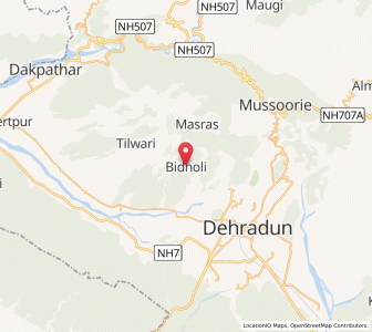 Map of Kandhall Uparli, Uttarakhand