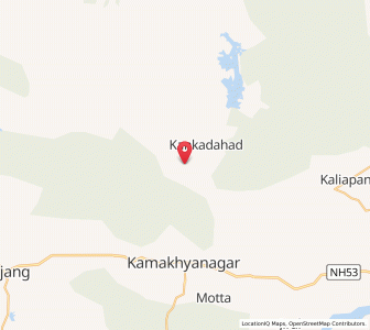 Map of kandhara, Odisha