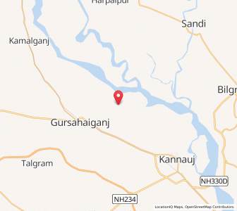 Map of Kandharapur, Uttar Pradesh