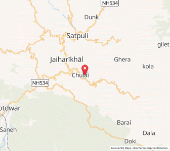 Map of Kandoli, Uttarakhand