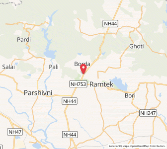 Map of Kāndri, Maharashtra