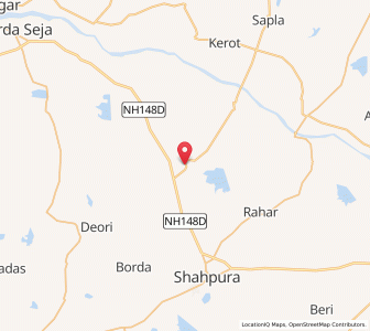 Map of Kanesan, Rajasthan