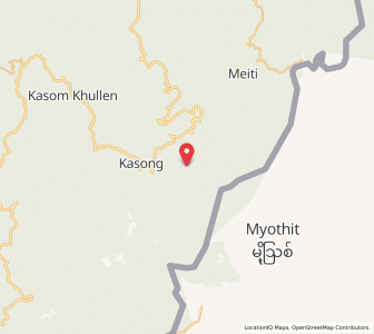 Map of Kang-gum, Manipur