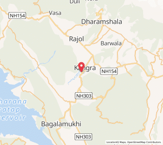 Map of Kāngar, Himachal Pradesh