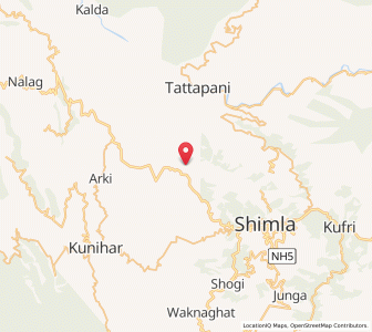 Map of Kanhal, Himachal Pradesh