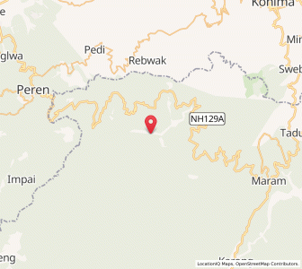 Map of Kanjang, Manipur