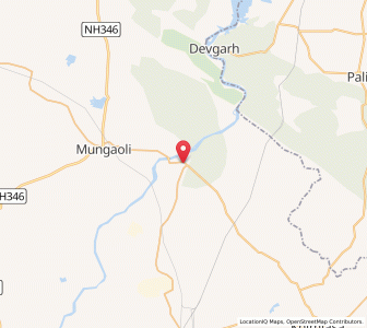 Map of Kanjia, Madhya Pradesh
