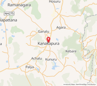 Map of Kānkānhalli, Karnataka