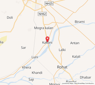Map of Kankani, Rajasthan