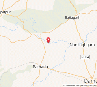 Map of Kankardo, Madhya Pradesh