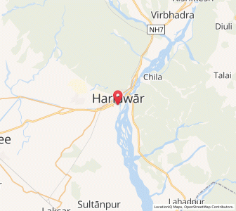 Map of Kankhal, Uttarakhand