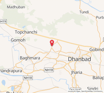 Map of Kanko, Jharkhand