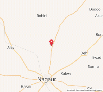 Map of Kanlesar, Rajasthan