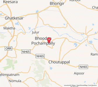 Map of Kanmukal, Andhra Pradesh