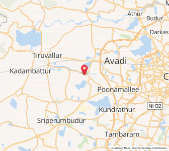 Map of Kannadiyanpalaiyam, Tamil Nadu