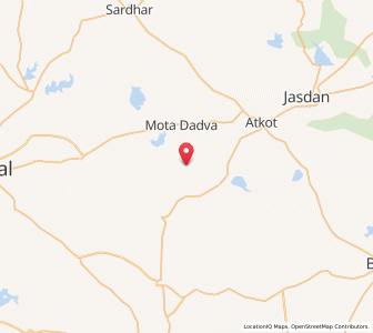 Map of Kanpar, Gujarat