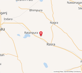 Map of Kanso, Uttar Pradesh