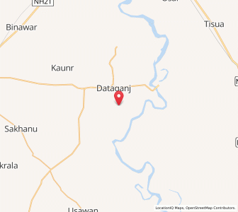 Map of Kanspur, Uttar Pradesh