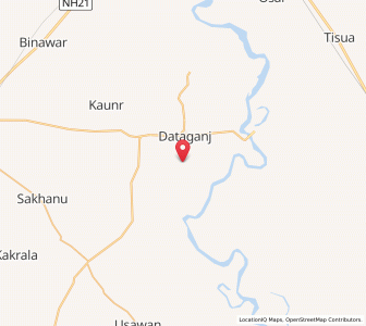Map of Kansu Nagla, Uttar Pradesh