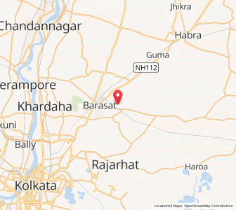 Map of Kantalia, West Bengal