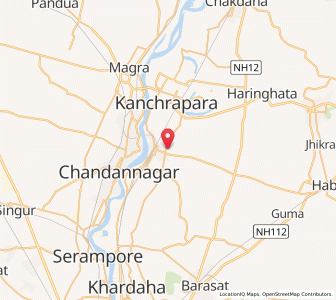 Map of Kantalpara, West Bengal