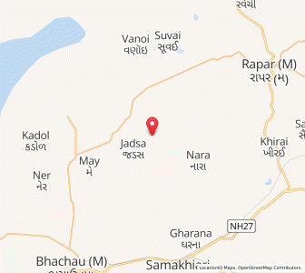 Map of Kanthkot, Gujarat
