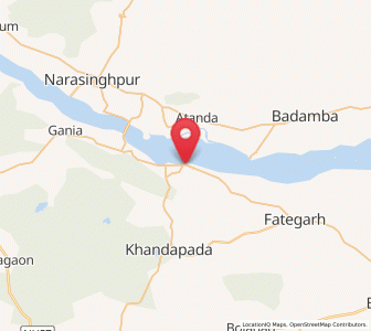Map of Kantilo, Odisha