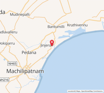 Map of Kanuru, Andhra Pradesh