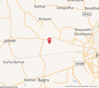 Map of Kanwar ka Bas, Rajasthan