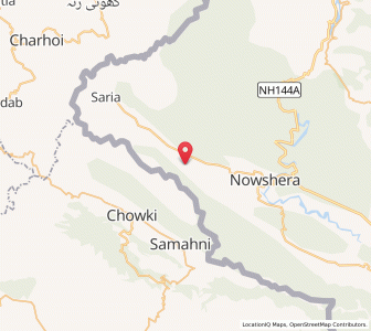 Map of Kaohha, Kashmir