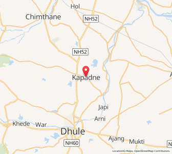 Map of Kapadna, Maharashtra