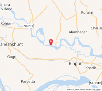 Map of Kapasia, Bihar
