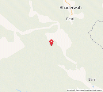 Map of Kaplas, Kashmir