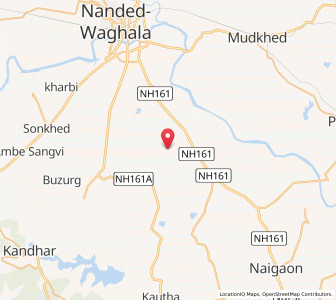 Map of Kapsi, Maharashtra