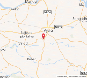 Map of Kapura, Gujarat