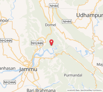 Map of Kapurgarh, Kashmir