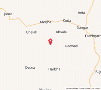 Map of Kapuria, Rajasthan