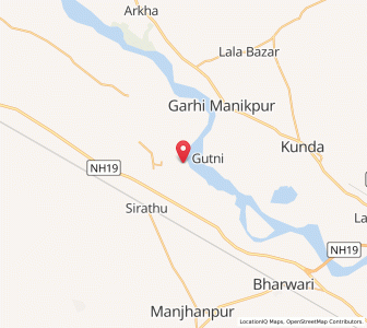 Map of Kara, Uttar Pradesh