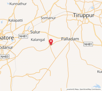 Map of Karadivavi, Tamil Nadu