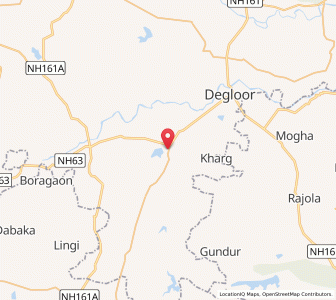 Map of Karadkhel, Maharashtra